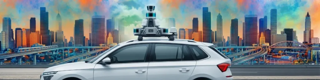 Car Mounted Lidar Vehicle